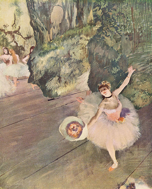 Ballet Dancer with a Bouquet