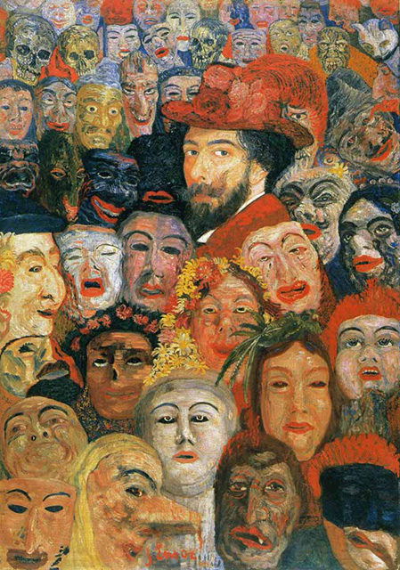 Portrait of the Artist Surrounded by Masks