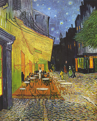 Sidewalk Café at Night