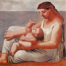 Woman and Child on the Seashore
