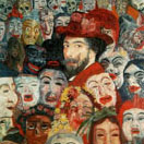 Portrait of the Artist Surrounded by Masks