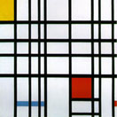 Composition with Yellow, Blue and Red